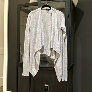 Aqua by Bloomingdale’s cashmere waterfall cardigan.